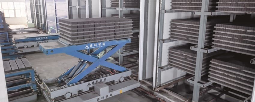 Dây chuyền sản xuất gạch thải rắn tại nhà máy của khách hàng ở TAIZHOU