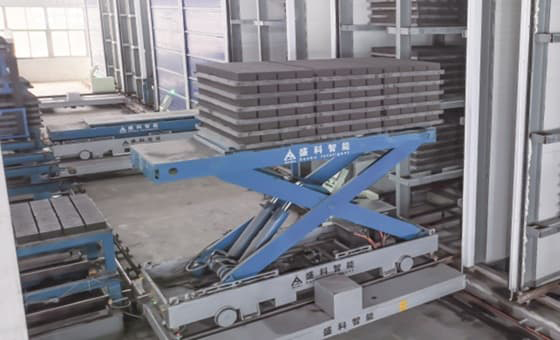 Dây chuyền sản xuất gạch thải rắn tại nhà máy của khách hàng ở TAIZHOU