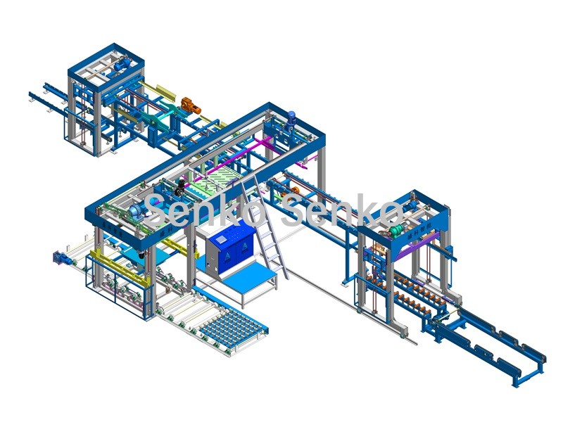 Máy xếp gạch/khối Servo đầy đủ MDJ-Z1200B - Senko